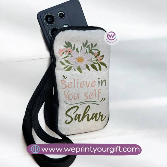 Fabric Mobile Cover - Flowers& Butterflies - WE PRINT