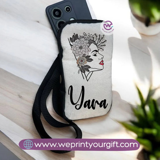 Fabric Mobile Cover - Flowers& Butterflies - WE PRINT