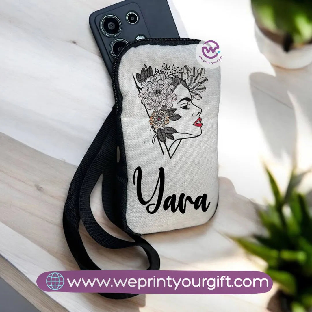 Fabric Mobile Cover - Flowers& Butterflies - WE PRINT