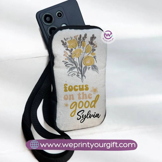 Fabric Mobile Cover - Flowers& Butterflies - WE PRINT
