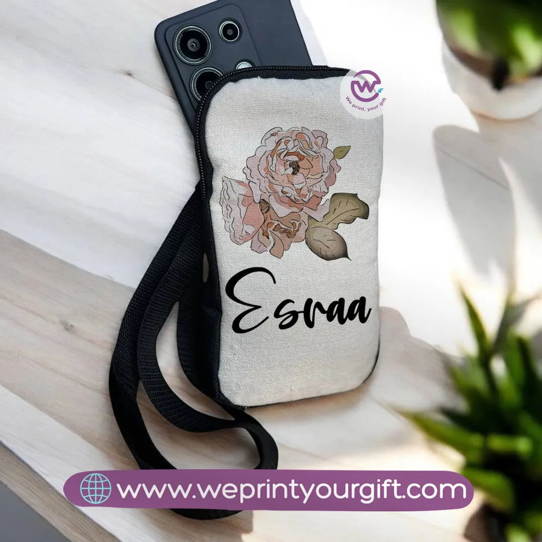 Fabric Mobile Cover - Flowers& Butterflies - WE PRINT