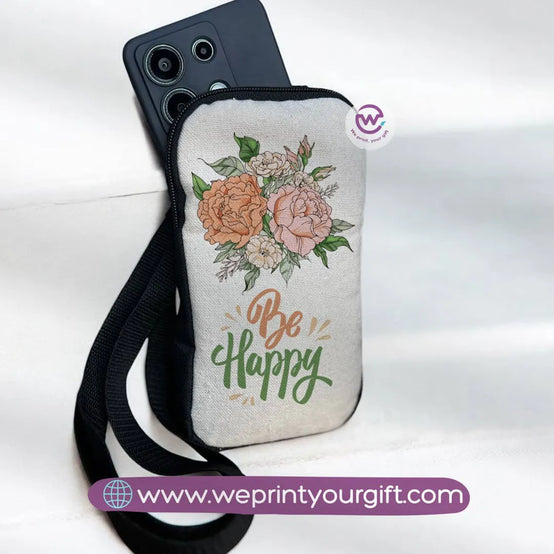 Fabric Mobile Cover - Flowers& Butterflies - WE PRINT