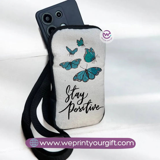 Fabric Mobile Cover - Flowers& Butterflies - WE PRINT