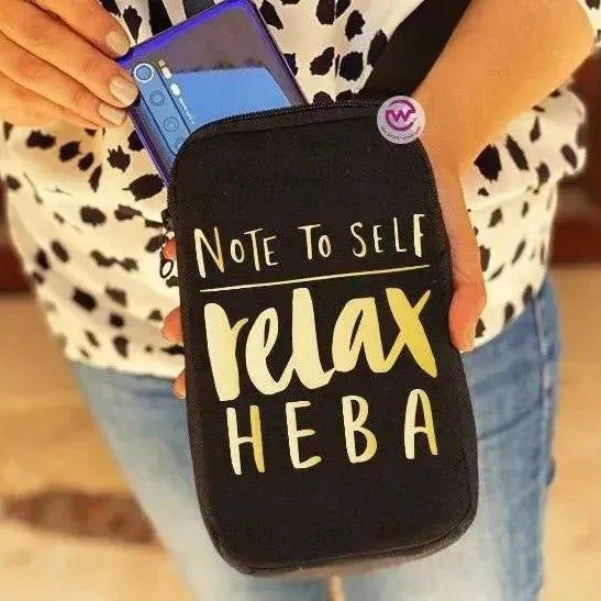 Fabric Mobile Cover -Golden Designs - WE PRINT