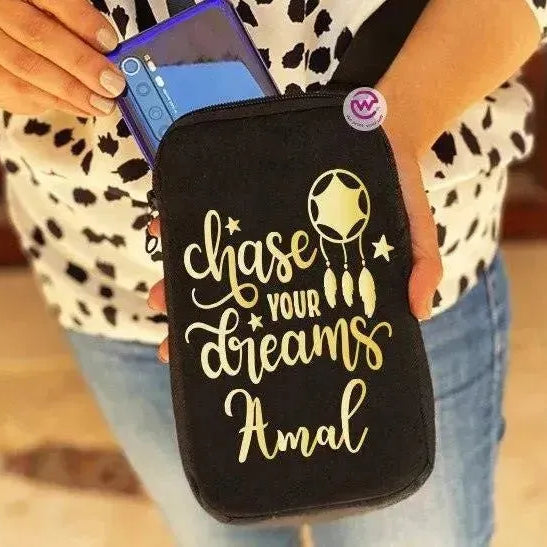 Fabric Mobile Cover -Golden Designs - WE PRINT