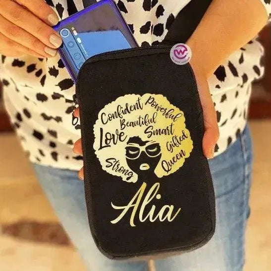 Fabric Mobile Cover -Golden Designs - WE PRINT