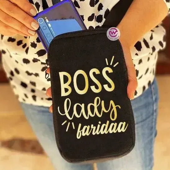 Fabric Mobile Cover -Golden Designs - WE PRINT