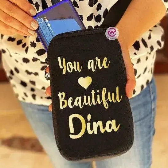 Fabric Mobile Cover -Golden Designs - WE PRINT