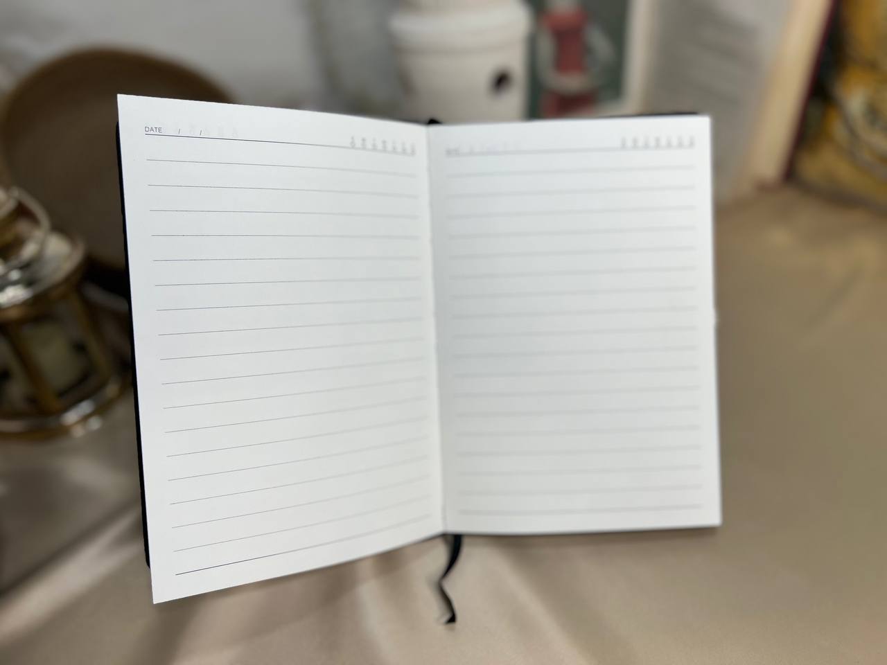 White Notebook with Elastic Band - Buy 2 Get 1 Free