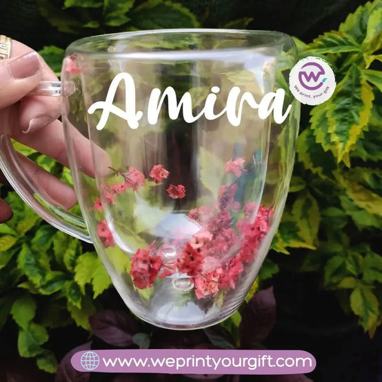 Flowers Double Wall Mug - WE PRINT