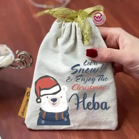 Gift Bags-Christmas -Snow - WE PRINT