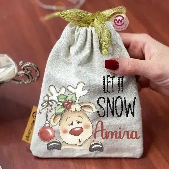 Gift Bags-Christmas -Snow - WE PRINT