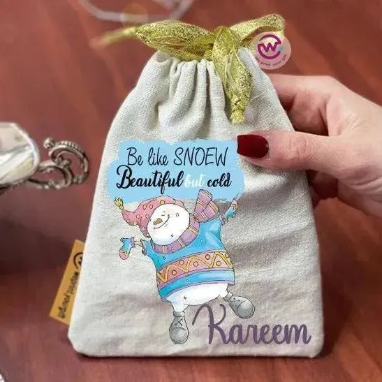 Gift Bags-Christmas -Snow - WE PRINT