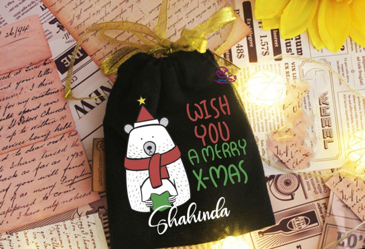 Merry Christmas customized gift  bag
