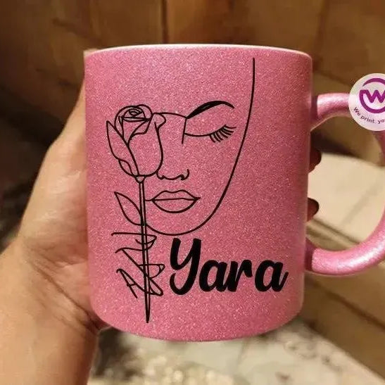 Glitter Mug -BOHO A - WE PRINT