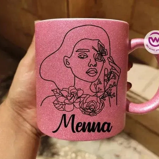 Glitter Mug -BOHO A - WE PRINT