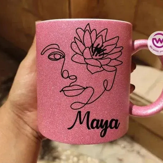 Glitter Mug -BOHO A - WE PRINT