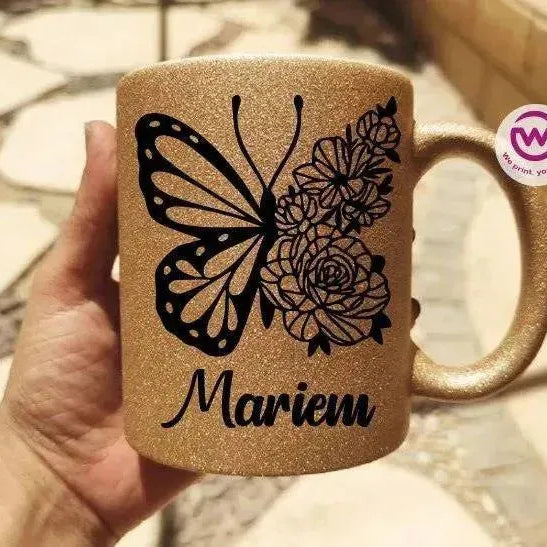 Glitter Mug - Boho - WE PRINT