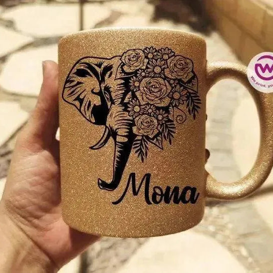 Glitter Mug - Boho - WE PRINT