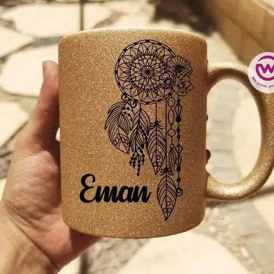 Glitter Mug - Boho - WE PRINT