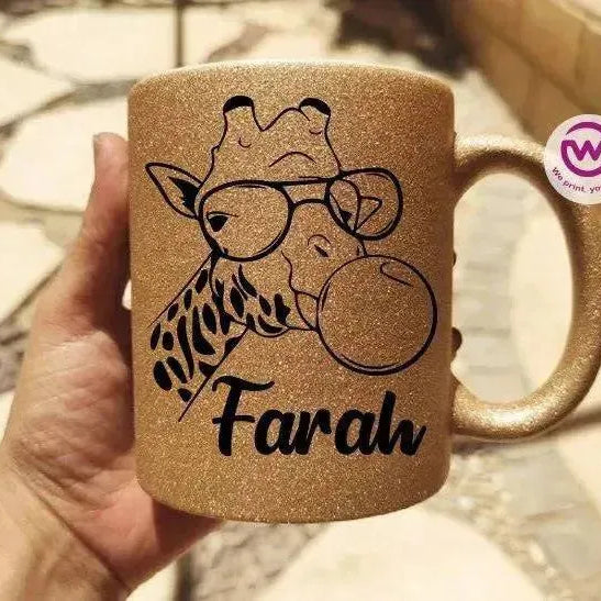 Glitter Mug - Boho - WE PRINT