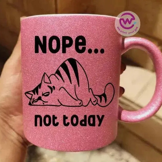 Glitter Mug - Cat Lovers - WE PRINT