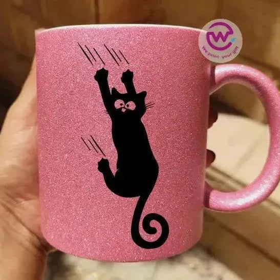 Glitter Mug - Cat Lovers - WE PRINT