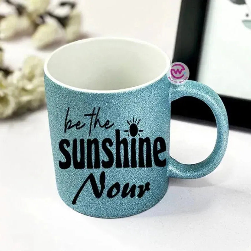 Glitter Mug - Inspirational Quotes C - WE PRINT