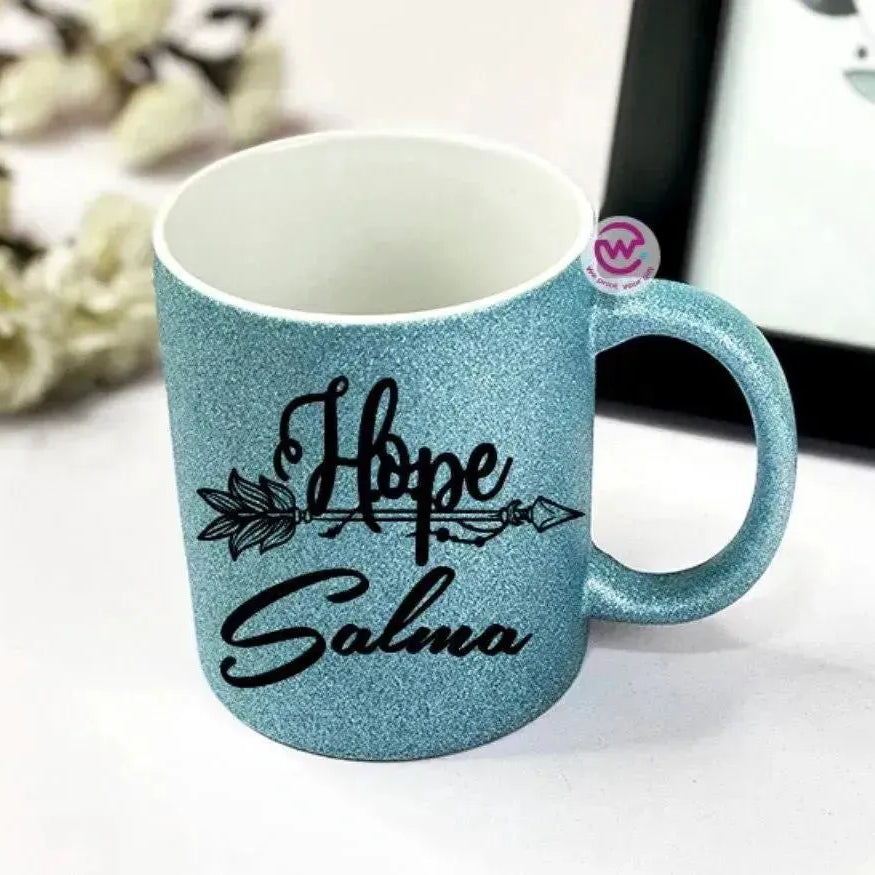 Glitter Mug - Inspirational Quotes C - WE PRINT