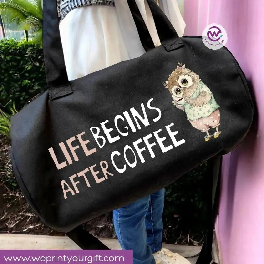 Gym Bag - Owl - WE PRINT