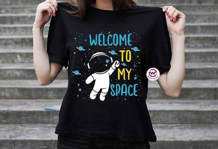 Half sleeve T-shirt -Astronaut - weprint.yourgift