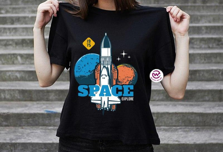 Half sleeve T-shirt -Astronaut - weprint.yourgift