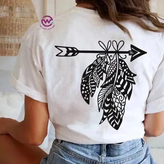 Half sleeve T-shirt -Dream Catcher-A - WE PRINT
