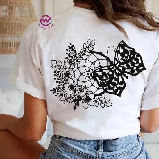 Half sleeve T-shirt -Dream Catcher-A - WE PRINT