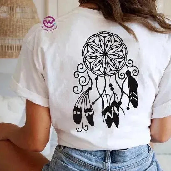 Half sleeve T-shirt -Dream Catcher-A - WE PRINT