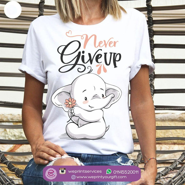 Half sleeve T-shirt- Elephant - weprint.yourgift