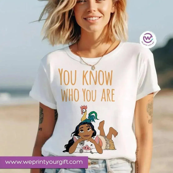 Half sleeve T-shirt- Moana - WE PRINT