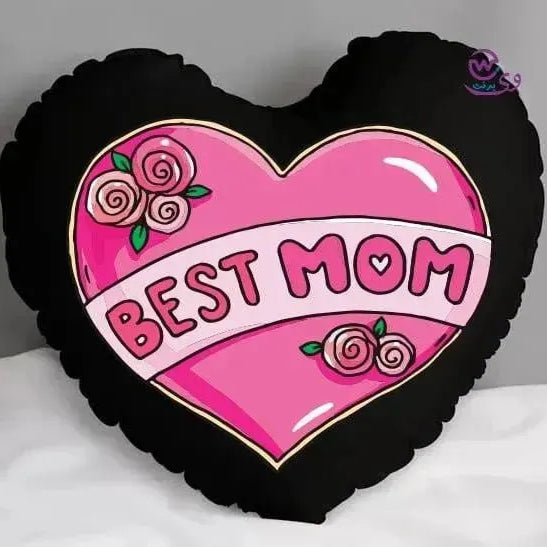 Heart Fabric Cushion -MOM - WE PRINT