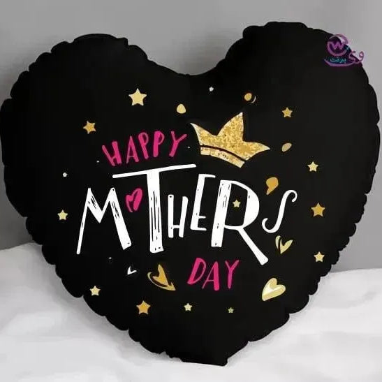 Heart Fabric Cushion -MOM - WE PRINT