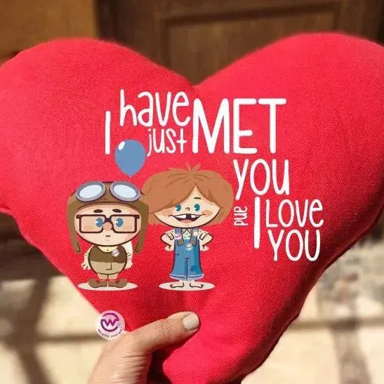 Heart Fabric Cushion - Valentine's Day 2 - WE PRINT