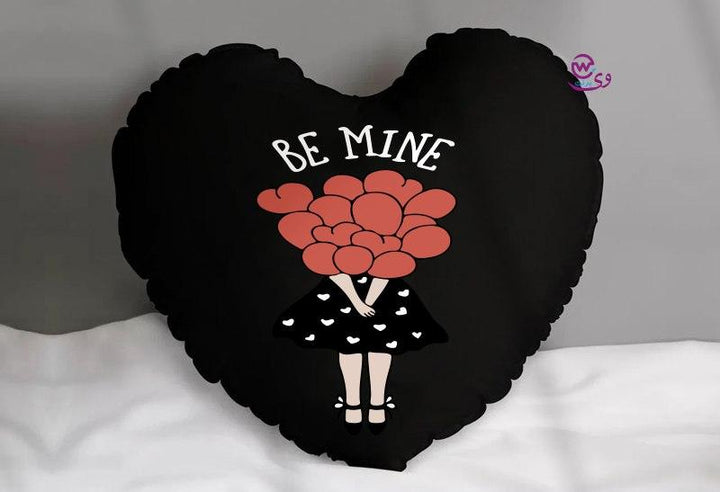 Heart Fabric Cushion - Valentine's Day- lOVE IS.. - weprint.yourgift