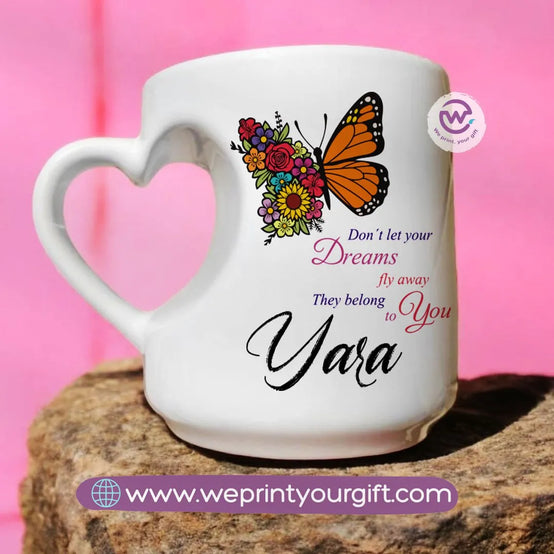 Heart Handle Mug- Arabic Quotes - WE PRINT