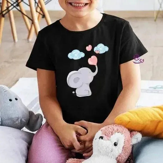 Kids half sleeve T-shirt - Elephant - WE PRINT