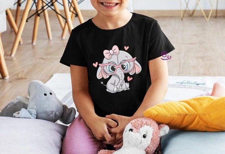 Kids half sleeve T-shirt - Elephant - weprint.yourgift