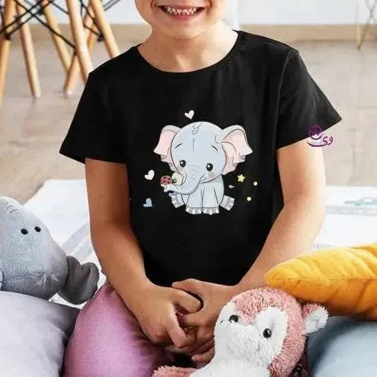 Kids half sleeve T-shirt - Elephant - WE PRINT