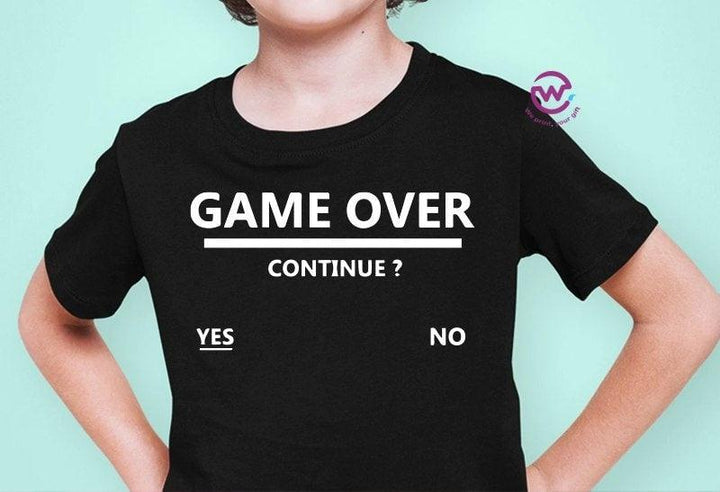 Kids half sleeve T-shirt - Gamers boys - weprint.yourgift
