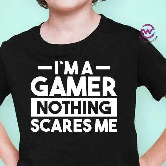 Kids half sleeve T-shirt - Gamers boys - WE PRINT