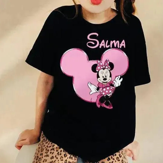 Kids half sleeve T-shirt -Minnie Mouse-A - WE PRINT