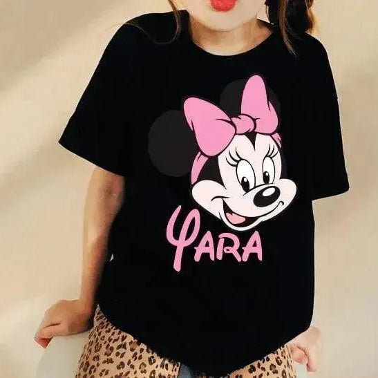 Kids half sleeve T-shirt -Minnie Mouse-A - WE PRINT