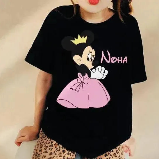 Kids half sleeve T-shirt -Minnie Mouse-A - WE PRINT